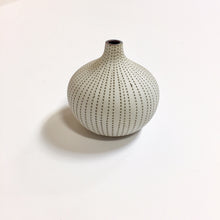Load image into Gallery viewer, Handmade Ceramic &#39;Congo&#39; Dot Print Tiny Vessel - Natural + Brown