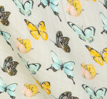 Load image into Gallery viewer, Butterfly Bamboo Muslin Baby Swaddle Blanket