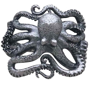 Sterling Silver Octopus Ring Choose sz10 or sz12