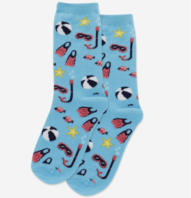 Kid's Size M/L Snorkeling Jacquard Socks