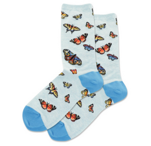 Colorful Butterfly Socks - Women