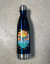 Load image into Gallery viewer, &#39;Water is Life&#39; Whale Tail Travel Bottle - 17oz - Hot &amp; Cold