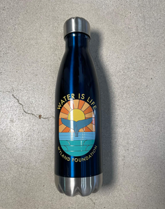 'Water is Life' Whale Tail Travel Bottle - 17oz - Hot & Cold