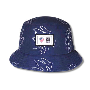 Dolphin Blue Bucket Hat