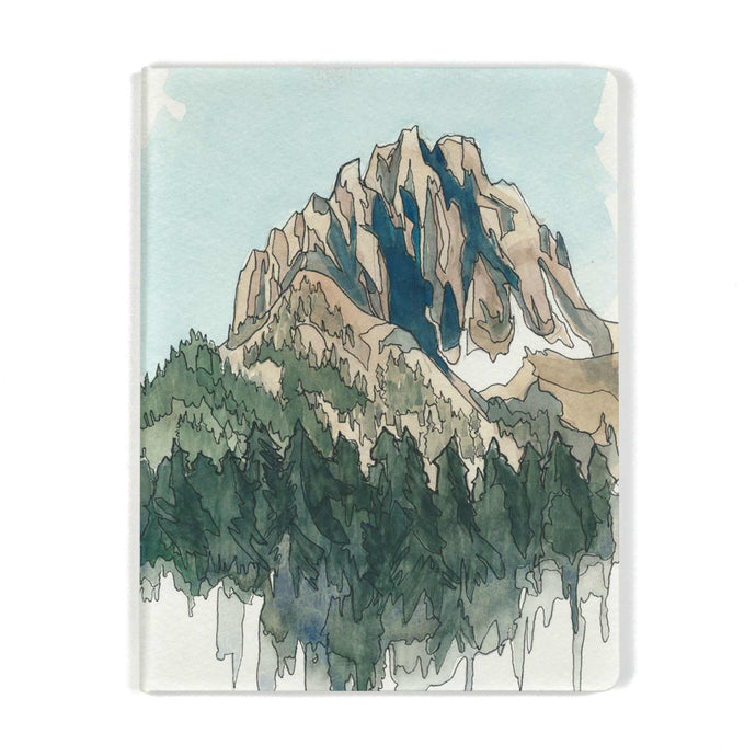 Mountains Drawing Notebook - Lay-flat Construction